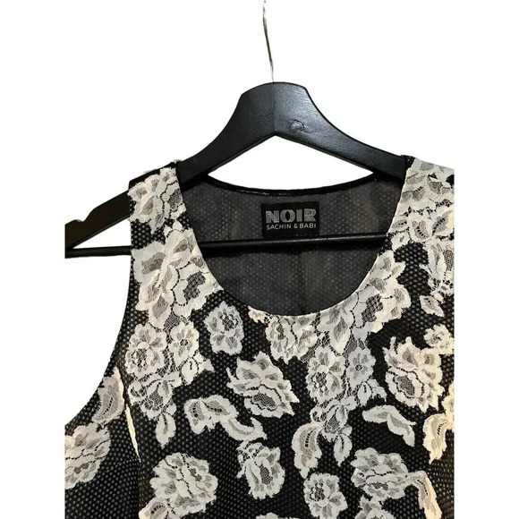 NOIR SACHIN & BABI Black White Boboli Tank Top - Picture 2 of 5